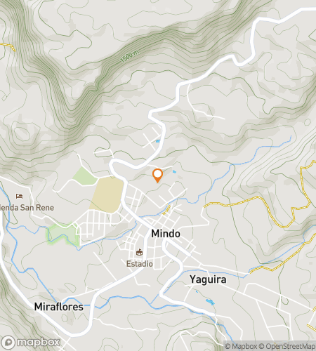 Map of scavenger hunt walking tour for Mindo the Middle&colon; A Cloud-Nine Equator Hunt&excl;