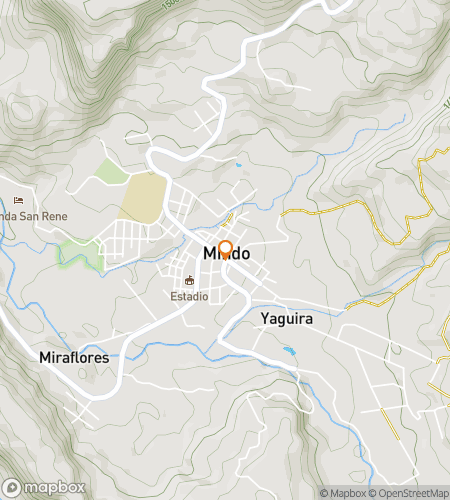 Mapa spacerowej gry miejskiej "W Głąb Serca Mindo"