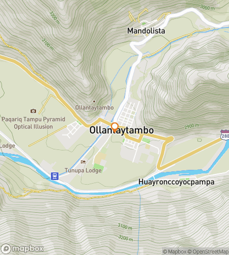 Map of scavenger hunt walking tour for Oasis of Legends: The Huacachina
