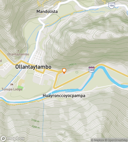 Map of scavenger hunt walking tour for Oasis of Legends: The Huacachina