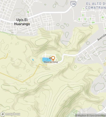 Map of scavenger hunt walking tour for The Enchanted Oasis: Mysteries of Huacachina