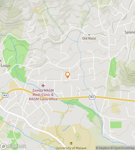 Map of scavenger hunt walking tour for Zomba and Circumstance: A Hunt Above the Clouds