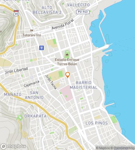 Map of scavenger hunt walking tour for Puno: Where the Sky Touches the Water