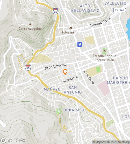 Map of scavenger hunt walking tour for Puno Stonework & Spirit Adventure