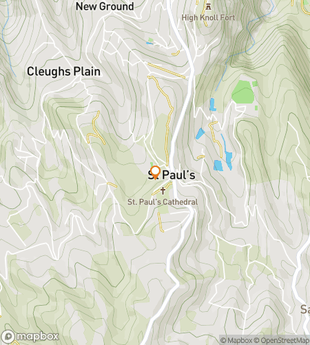 แผนที่ทัวร์เดินชมกิจกรรมทายปัญหาสมบัติสำหรับเกาะแห่งการเนรเทศ: การล่าสมบัติที่เจมส์ทาวน์
