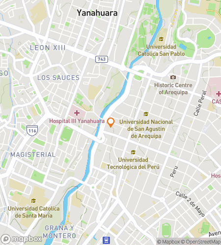 Map of scavenger hunt walking tour for Arequip’t for Adventure: The White City Hunt