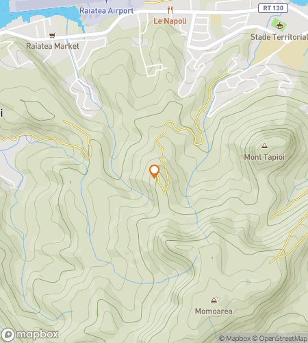 Map of scavenger hunt walking tour for Downtown  Uturoa Hunt