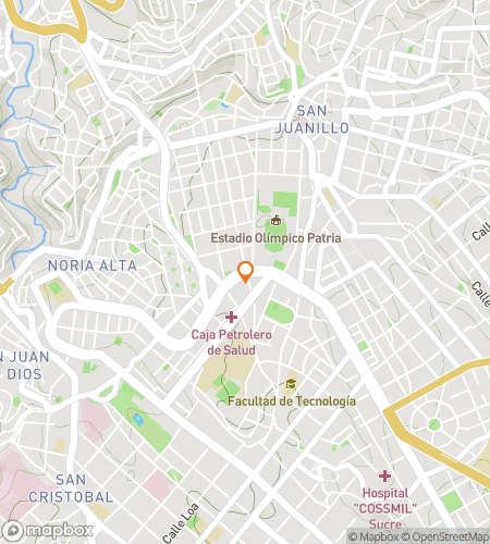 Map of scavenger hunt walking tour for Sunlight on Stone: The Sucre Journey