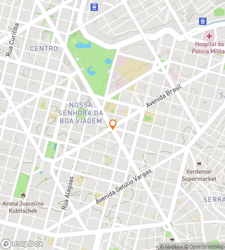 Map of scavenger hunt walking tour for BH City Secrets