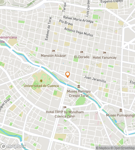 Map of scavenger hunt walking tour for Pumapungo Ruins & Gardens Trail