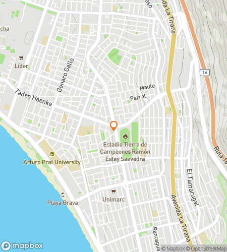 Map of scavenger hunt walking tour for Sand, Sea & Hidden Corners of Iquique