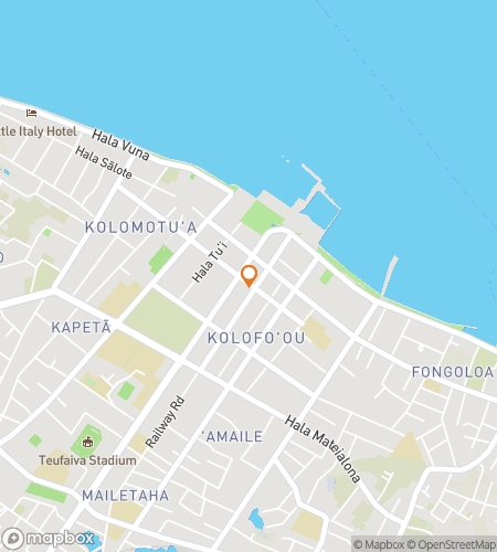 Map of scavenger hunt walking tour for  Nuku'alofa Hunt