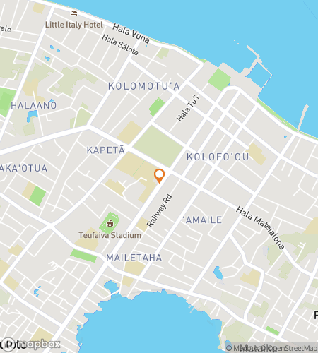 Map of scavenger hunt walking tour for  Nuku'alofa Hunt