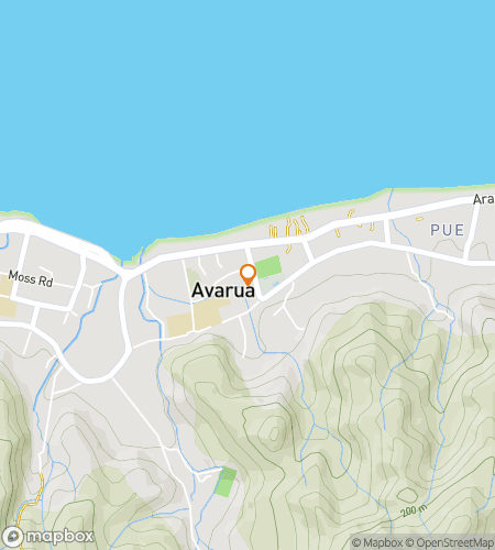 Map of scavenger hunt walking tour for Avarua Culture-Centre Circuit Hunt