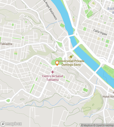 Map of scavenger hunt walking tour for Tarija Trail Challenge