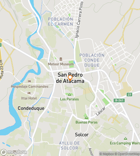 Map of scavenger hunt walking tour for Dry Humor, Hot Clues: The San Pedro Hunt