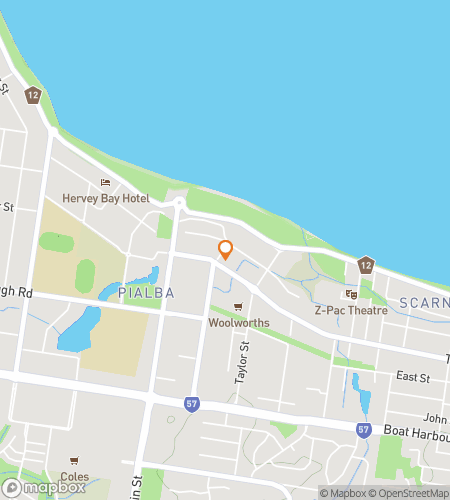 Map of scavenger hunt walking tour for The Deep Blue Discovery