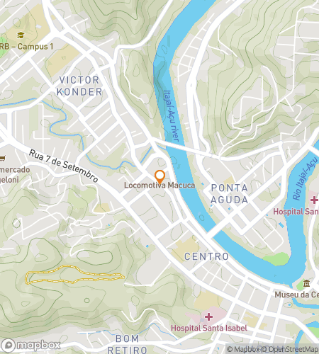 Map of scavenger hunt walking tour for Ale’s Well That Ends Well: The Blumenau Brew Hunt