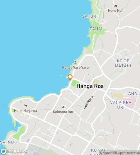 Map of scavenger hunt walking tour for Moai and Behold: The Easter Island Quest