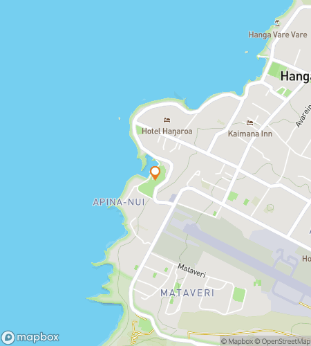 Map of scavenger hunt walking tour for Moai and Behold: The Easter Island Quest