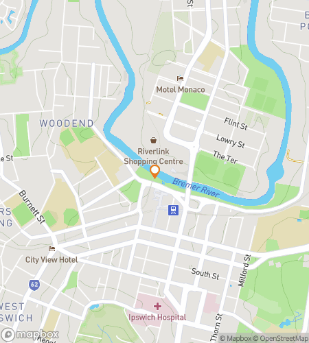 Map of scavenger hunt walking tour for Ipswich Scavenger Hunt