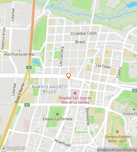 Map of scavenger hunt walking tour for Chile Out: The La Serena Adventure