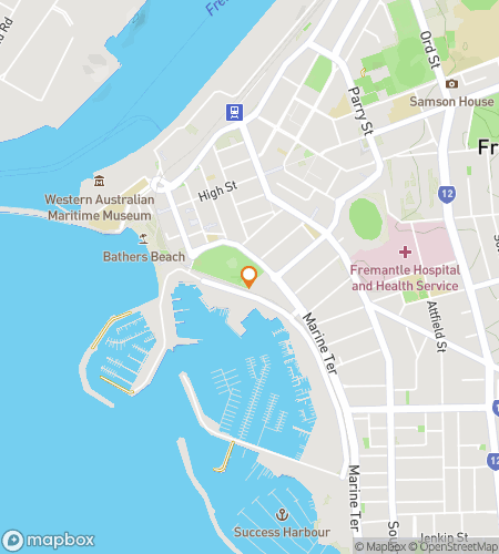 Map of scavenger hunt walking tour for Playgrounds & Port Views: The Esplanade Escapade