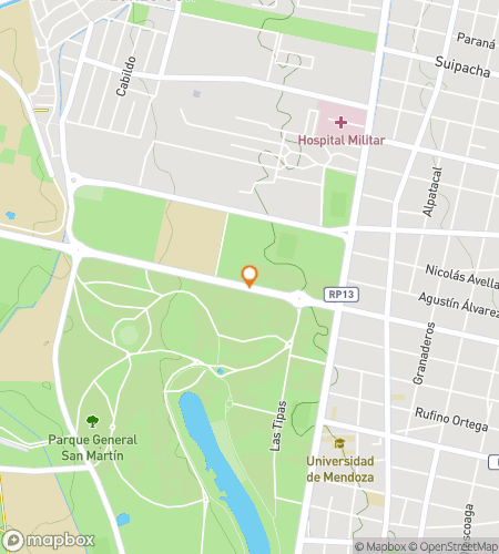 Map of scavenger hunt walking tour for Wine, Wind & Hidden Wonders of Mendoza