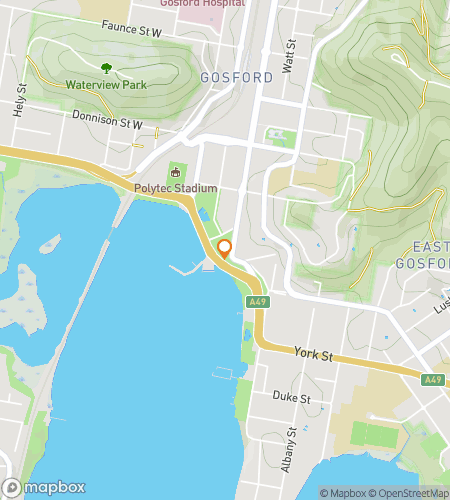 Map of scavenger hunt walking tour for Gosford Green Pockets & Big Pride