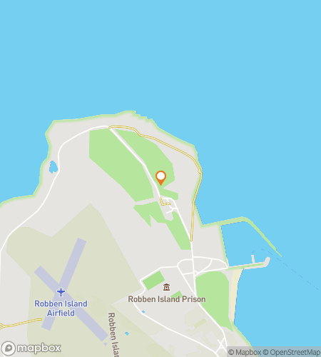 Map of scavenger hunt walking tour for Cell-ebrate Freedom: The Historic Robben Island Quest