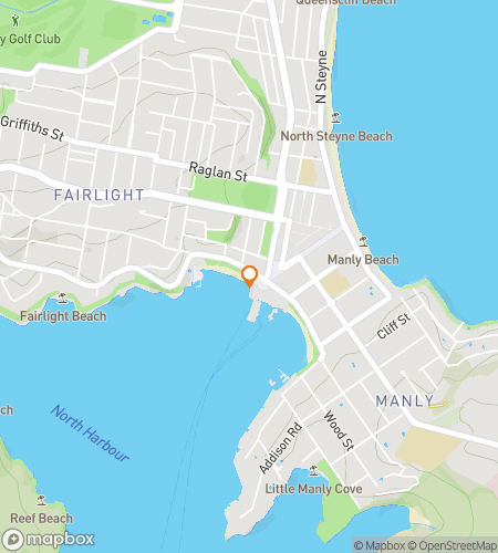 Kart over skattejakt vandretur for Manly Business&colon; Beaches&comma; Battles & Beginnings