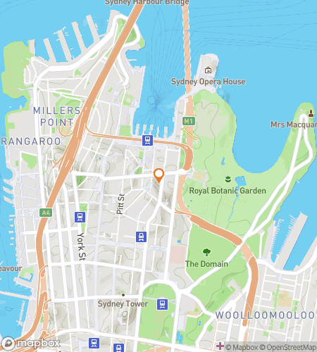 Карта пешеходного квеста «Волны Сиднея»