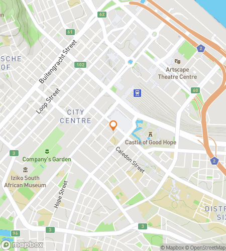 Map of scavenger hunt walking tour for Rounding The Cape