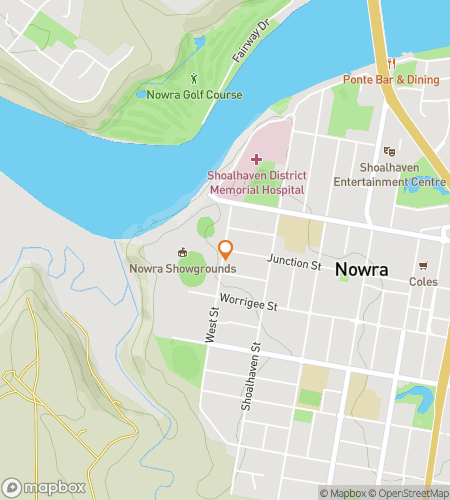 Map of scavenger hunt walking tour for Nowras Downtown Delight Hunt