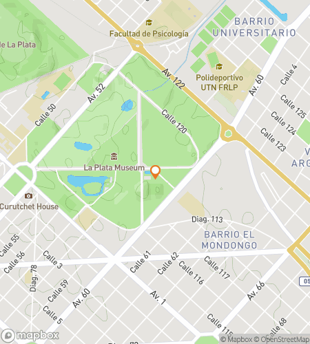 Karte der Schnitzeljagd-Walking-Tour f&uuml;r La Plata&comma; Argentinien&colon; Wissenschaft&comma; Geschichten & himmlisches Wunder-Abenteuer