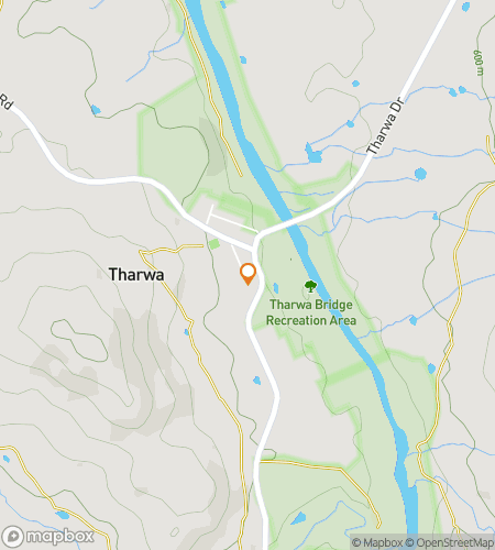 Map of scavenger hunt walking tour for From Riverbanks to Ridge Lines: The Tharwa Adventure