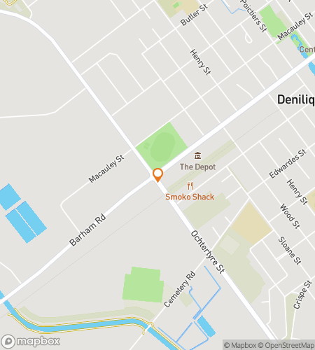 Map of scavenger hunt walking tour for From Utes to Outback Charm: Discover Deniliquin