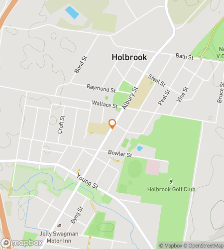 Map of scavenger hunt walking tour for Rails, Sails & Country Tales of Holbrook