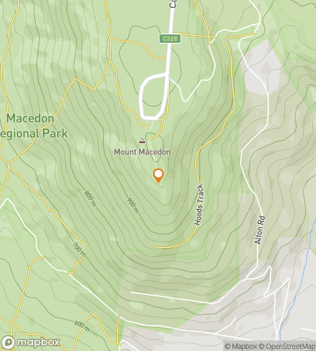 خريطة جولة المشي لـ Rock On & Rise Up&colon; The Elevated Mount Macedon Hunt