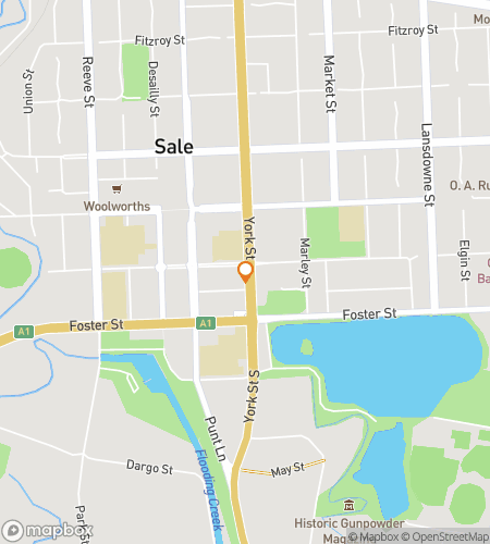 Kaart van de speurtocht wandelroute van Swing Bridge naar Gallery Rally