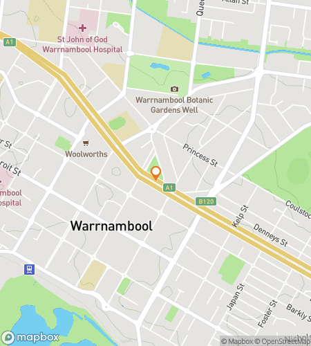 Map of scavenger hunt walking tour for Warrn to Be Wild Hunt