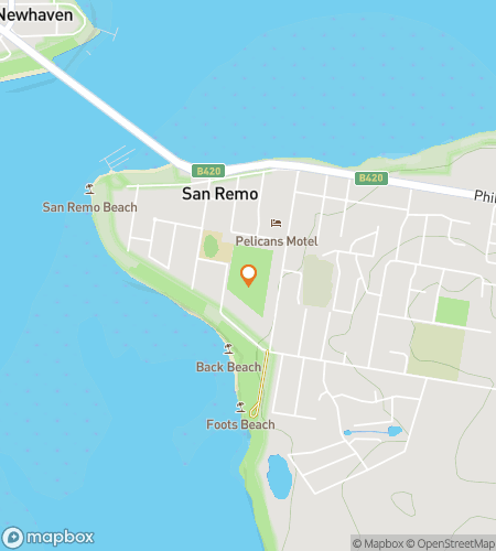 San Remo'nun Bass Sahili Görev Avı için görev avı yürüyüş turu haritası