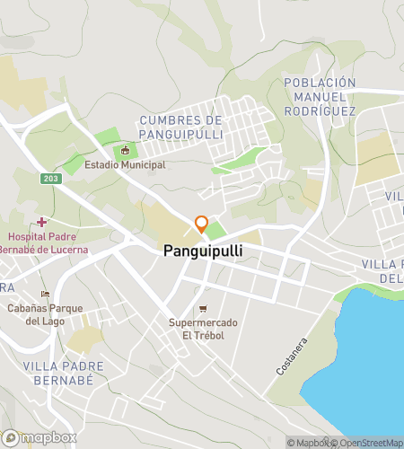 Map of scavenger hunt walking tour for Panguipulli Unveiled: The Soul of the South