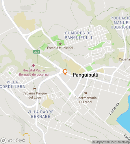 Map of scavenger hunt walking tour for Panguipulli Unveiled: The Soul of the South