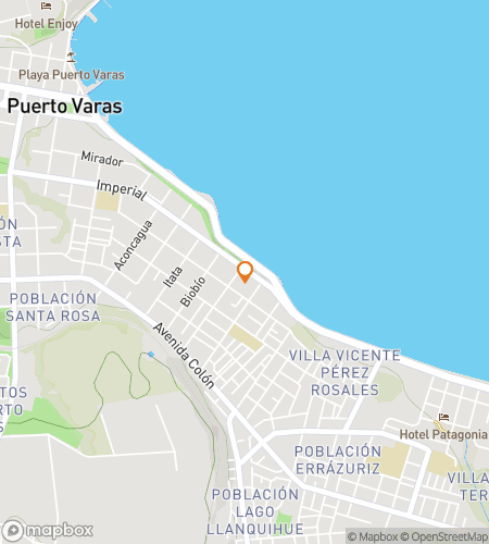 Map of scavenger hunt walking tour for Puerto Varas: The Jewel of Chile’s Lake District