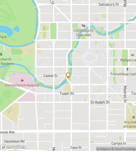 Map of scavenger hunt walking tour for Digging Up Canterbury's Treasure