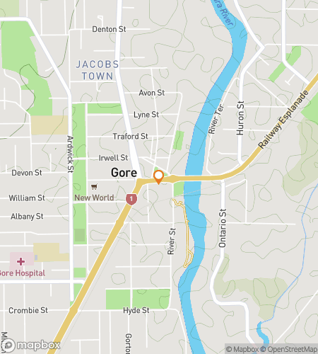 Kart over skattejakt-vandretur for No Guts, No Glory: The Ultimate Gore Hunt