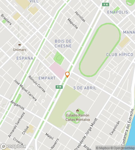 Map of scavenger hunt walking tour for Punta Arenas: Edge of the World