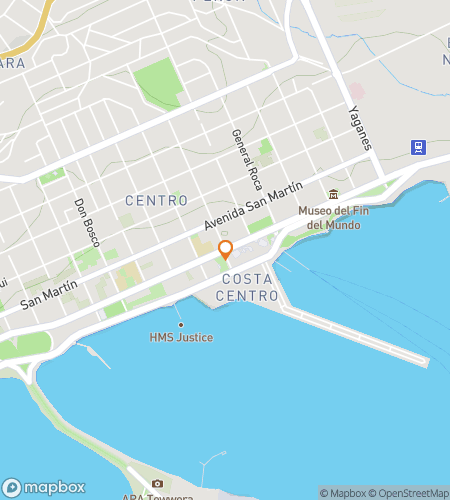 Map of scavenger hunt walking tour for Beagle Channel “Point & Prove” Path