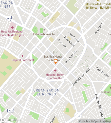 Map of scavenger hunt walking tour for Trujillo Where Memory Meets Movement Adventure